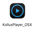 설치된 KollusPlayer_OSX 앱